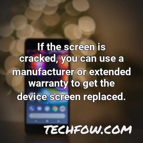 if the screen is cracked you can use a manufacturer or extended warranty to get the device screen replaced