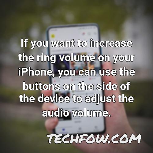 how to make iphone 14 pro max ring louder