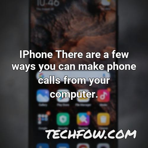 can i call my phone from the internet