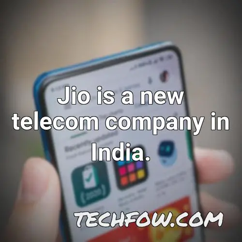 jio is a new telecom company in india