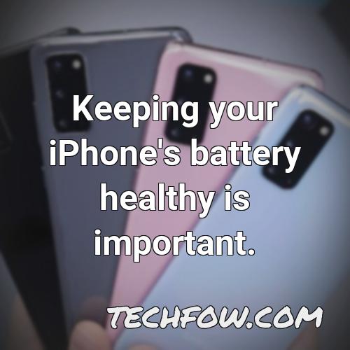keeping your iphone s battery healthy is important