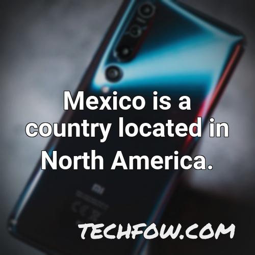 mexico is a country located in north america 1