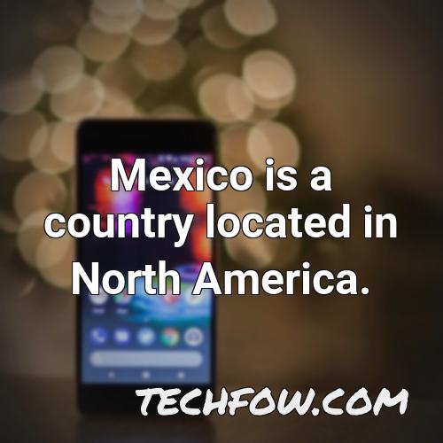 mexico is a country located in north america