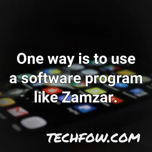 one way is to use a software program like zamzar