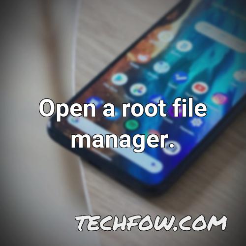 open a root file manager
