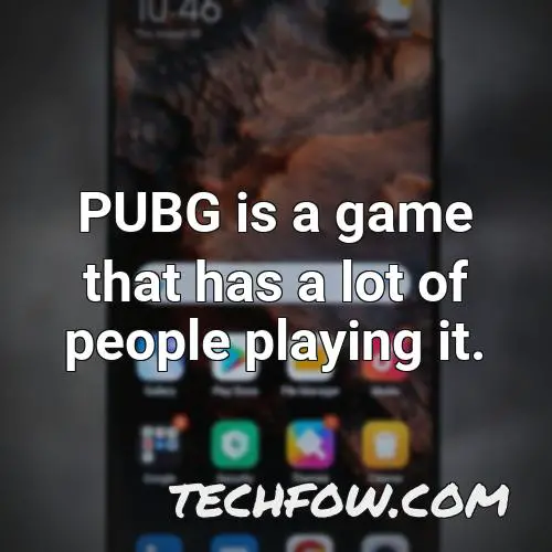pubg is a game that has a lot of people playing it