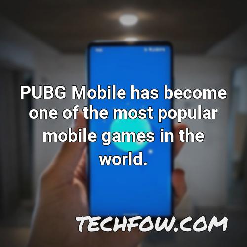 pubg mobile has become one of the most popular mobile games in the world