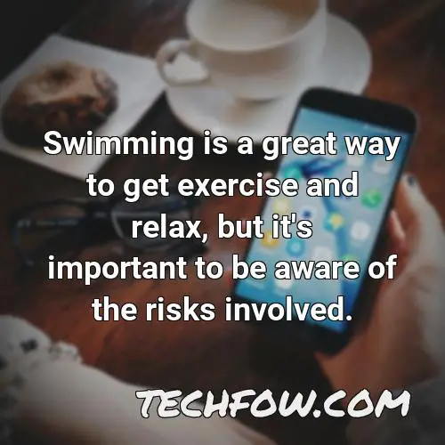 swimming is a great way to get exercise and relax but it s important to be aware of the risks involved