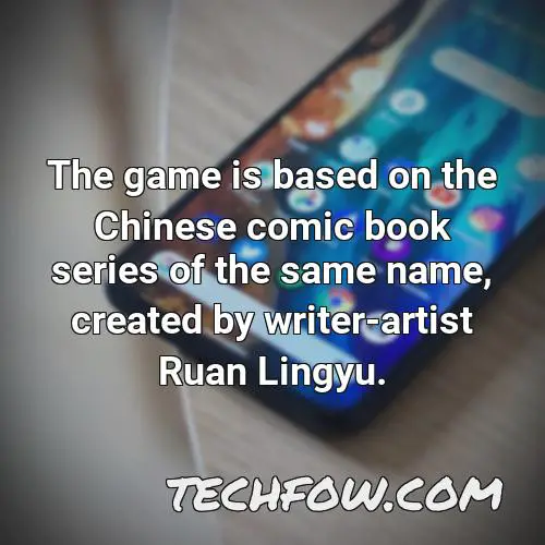 the game is based on the chinese comic book series of the same name created by writer artist ruan lingyu