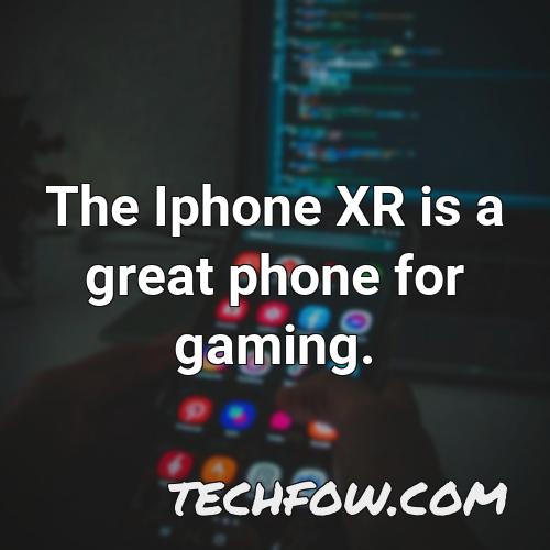 the iphone xr is a great phone for gaming 9