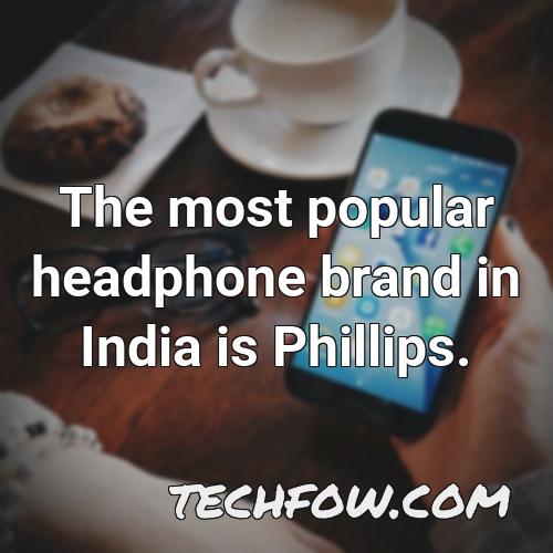the most popular headphone brand in india is phillips
