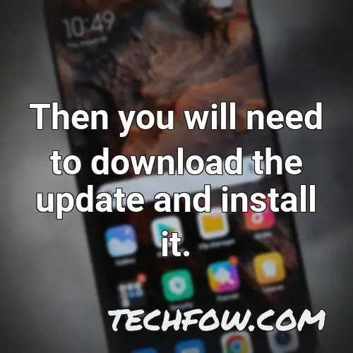 then you will need to download the update and install it
