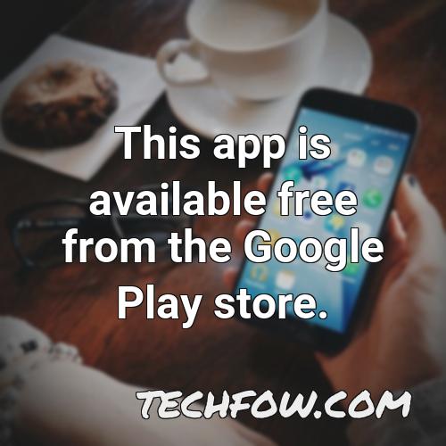this app is available free from the google play store