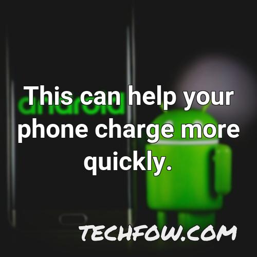 this can help your phone charge more quickly