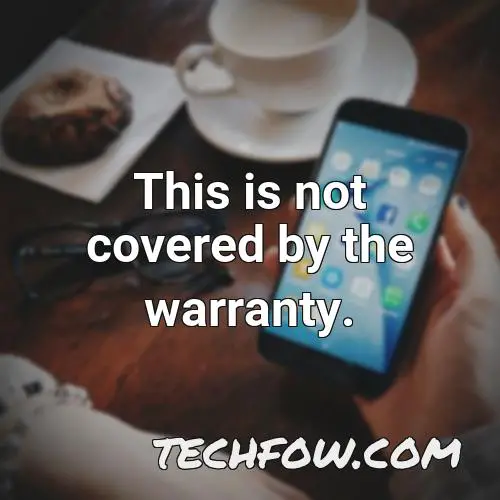 this is not covered by the warranty