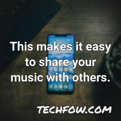 this makes it easy to share your music with others