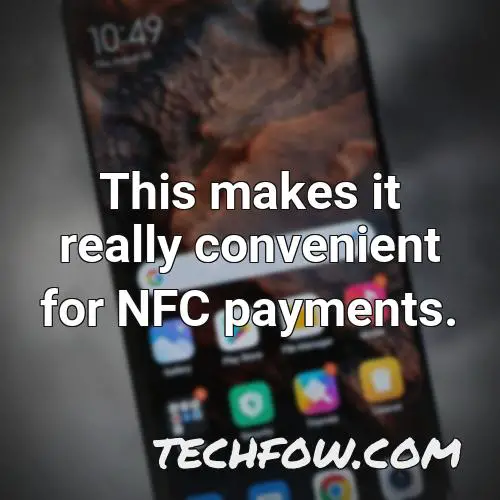 this makes it really convenient for nfc payments