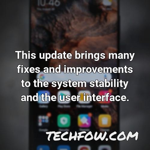 this update brings many fixes and improvements to the system stability and the user interface