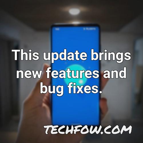 this update brings new features and bug