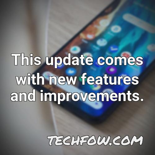 this update comes with new features and improvements