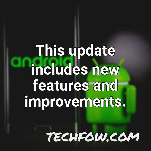 this update includes new features and improvements