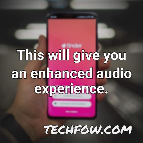 this will give you an enhanced audio