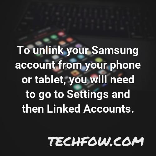 how do i unsync my email accounts