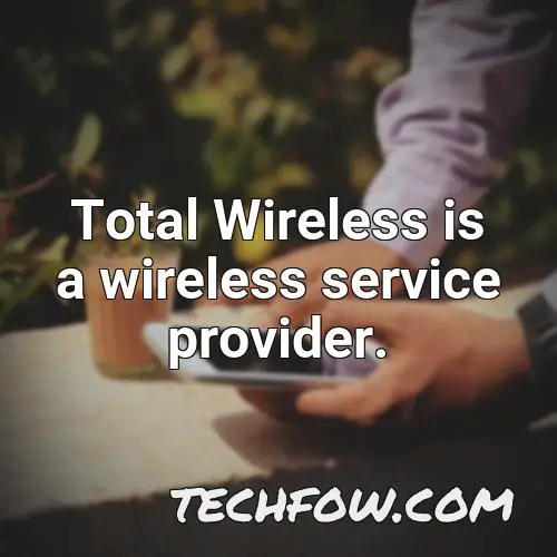 total wireless is a wireless service provider