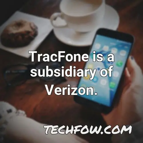 tracfone is a subsidiary of verizon