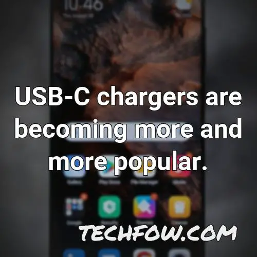usb c chargers are becoming more and more popular