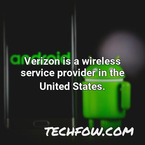 verizon is a wireless service provider in the united states 3