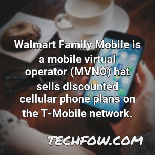 walmart family mobile is a mobile virtual operator mvno hat sells discounted cellular phone plans on the t mobile network