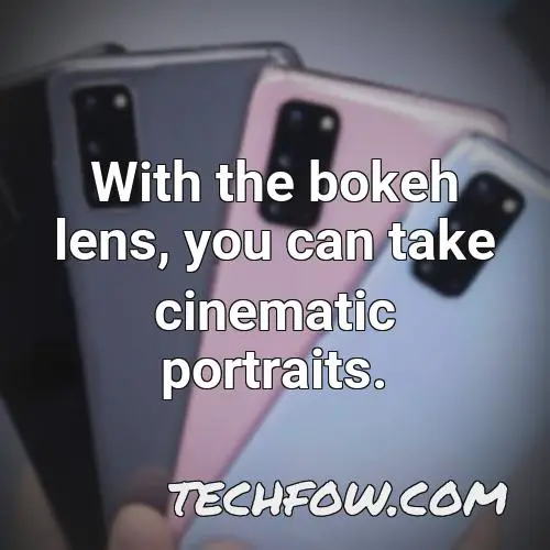 with the bokeh lens you can take cinematic portraits