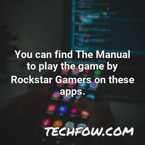 you can find the manual to play the game by rockstar gamers on these apps
