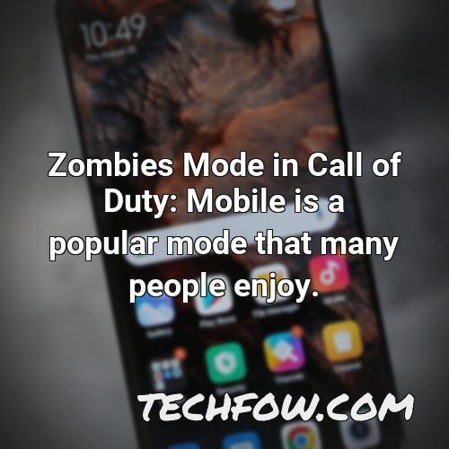 zombies mode in call of duty mobile is a popular mode that many people enjoy